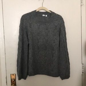 Stunning Pointelle Knit Pullover